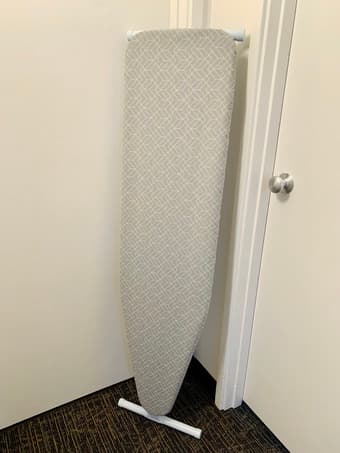 Almost brand new Maytag iron + Ironing board + Wire Rack 2