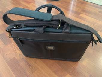 Genuine branded leather bag - new condition, never used 1