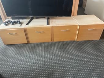 Cabinets! Fit under dorm/EVGR beds 1
