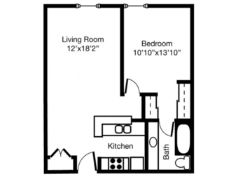 Mountain View luxury apartment 1b1b 1