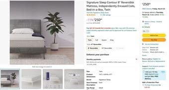Twin size mattress and box spring 2