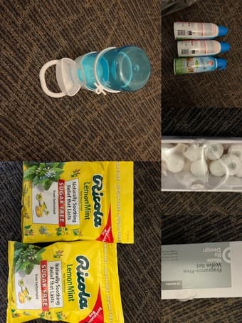 Moving sales: brand new sunscreen, placemat, candles and pet supplies. 1