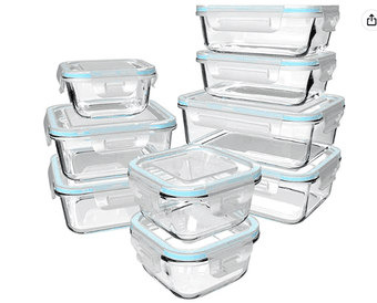 glass tupperware set 1