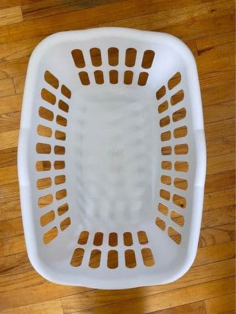 Mattress, bedframe, laundry basket for sale! 3