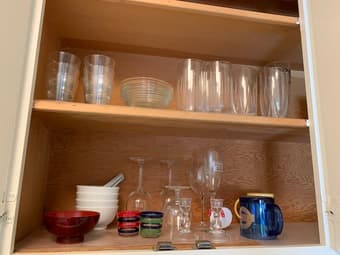 Kitchenware, coffee maker, bowls, tea pots, food miller, moving sale! 1