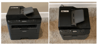 Brother printer + one extra cartridge 1