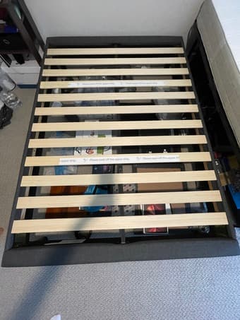 Full Mattress and Platform Bed Frame 2