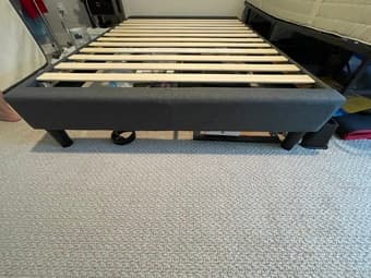 Full Mattress and Platform Bed Frame 3
