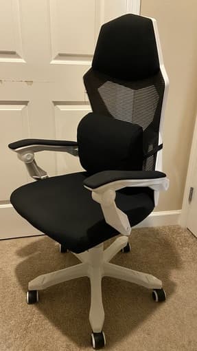 Ergonomic Office Chair, High Back, Adjustable Mesh Back with Lumba 3