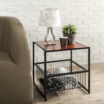 Side Table with Storage Basket - Like New condition (originally $85) 3