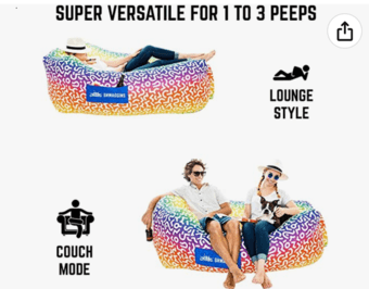 Lunch Box, Inflatable couch, Floating shelf 2