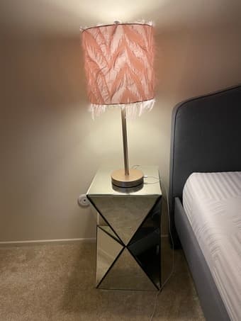 Bedside stable and lamp 1