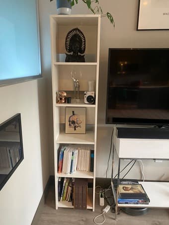 CB2 Bookcase, TV Stand, Desk, Chair 1