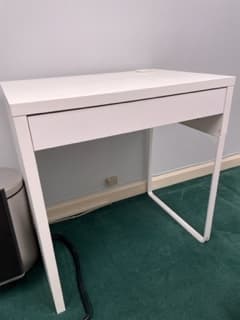 Desk and 2 desk chairs 1