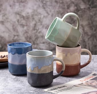 4 ceramic coffee mugs 1