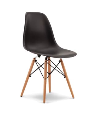 Set of 2 black chairs 1