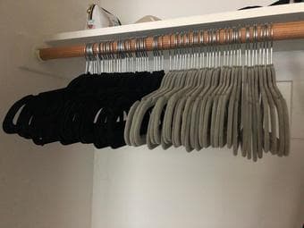 Lots of velvet slim hangers 1