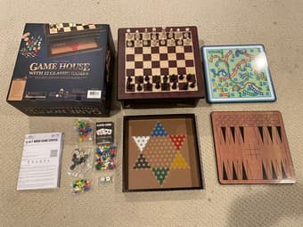 Board games, Jenga, and SPALDING basketballs 1