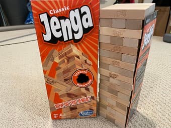 Board games, Jenga, and SPALDING basketballs 3