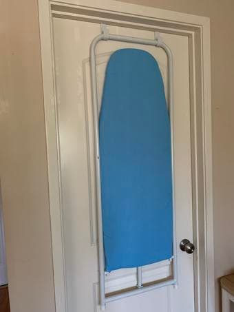 Steam Iron & Door Hanging Ironing Board -- As Good As New 1