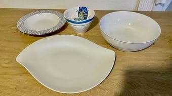 dinning plates & bowls, $2~5 each 1