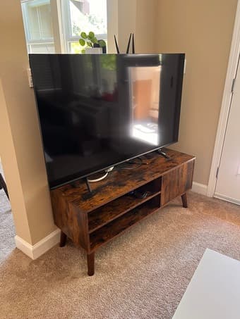 Rustic Brown TV Stand 1