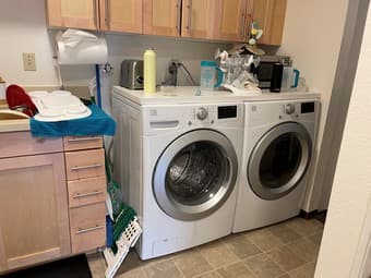 Washer, Dryer, and Countertop Kenmore Connect. Perfect for EV Housing 1