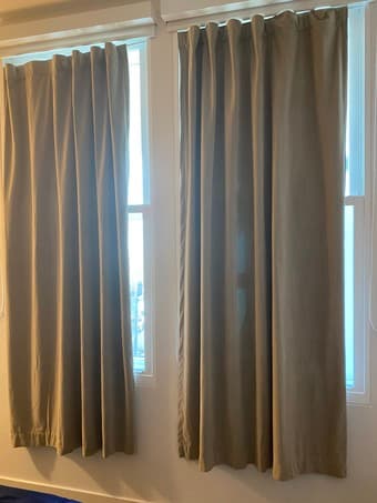 Blackout Curtains (Beige) 1