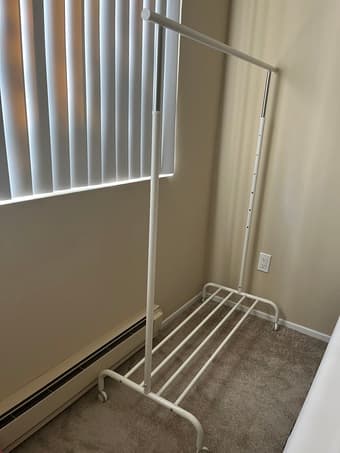 IKEA RIGGA clothes rack 1