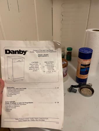 Danby counter-height portable dishwasher 3