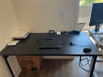 55" X 30" large desk 1