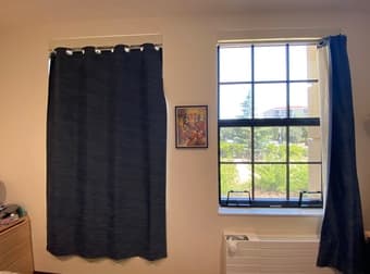 Tension rods & Blackout Curtains 1