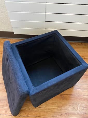 Black Ottoman 2