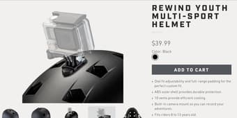 Mongoose REWIND YOUTH MULTI-SPORT HELMET with Camera Mount 2