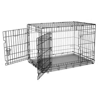 Large 2-door dog crate (originally $140) 1