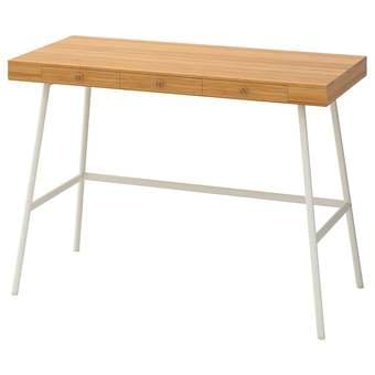 ikea bamboo desk 1