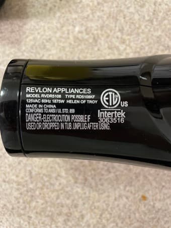 Revlon hair dryer 2