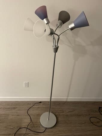 Multi head adjutable floor lamp 3