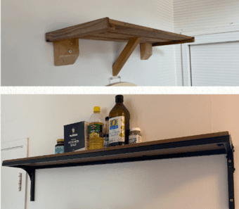 Wood Homemade Shelves 1