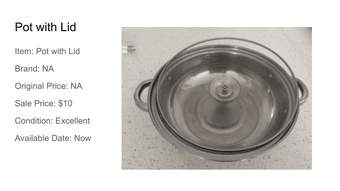 Move-Out Sale (Kitchen Items) 1