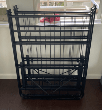 Queen size metal bed frame 2
