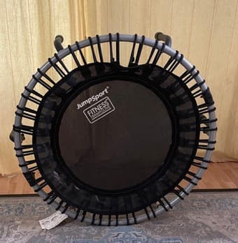 Used JumpSport 350f Foldable Fitness Trampoline 1