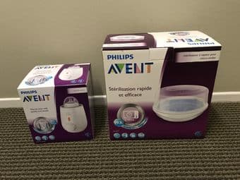 Philips Avent - fast bottle warmer, microwave steam sterilizer 1