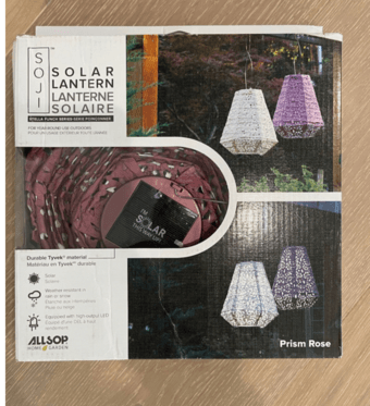 Outdoor Patio Solar Lantern New 2