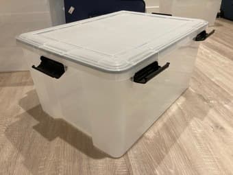 【FOR SALE】Clean Heavy-duty plastic containers from The Container Store 1