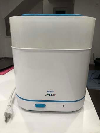 Philips Avent 3-in-1 Electric Steam Sterilizer for Baby Bottles, Pacif 1