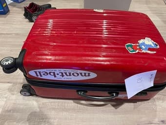 【FOR SALE】 Durable Hard Shell Red Rolling Suitcase 2