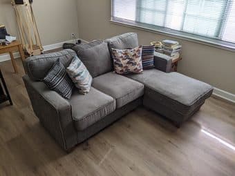 Kehlani reversible sofa with chaise 2