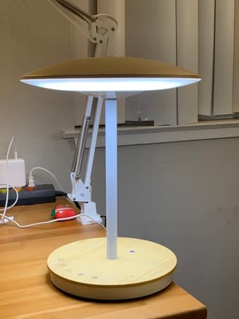 Costco desk lamp with wireless charging 1