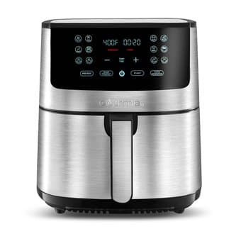 Gourmia 8-Qt Digital Air Fryer with Guided Cooking, Easy Clean, Stainl 1